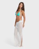 The Keys Knit Midi Skirt - Salt Crystal - Image 4