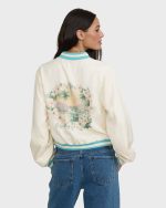 Sea Friends Bomber Jacket - White Cap - Image 2