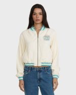 Sea Friends Bomber Jacket - White Cap