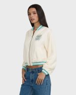 Sea Friends Bomber Jacket - White Cap - Image 4