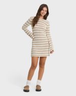 Raye Mini Dress - Cobblestone - Image 3