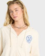 Palm 73 Zip-Up Hoodie - White Cap - Image 5