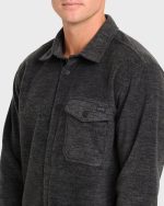 Furnace Long Sleeve Flannel Shirt - Black - Image 5