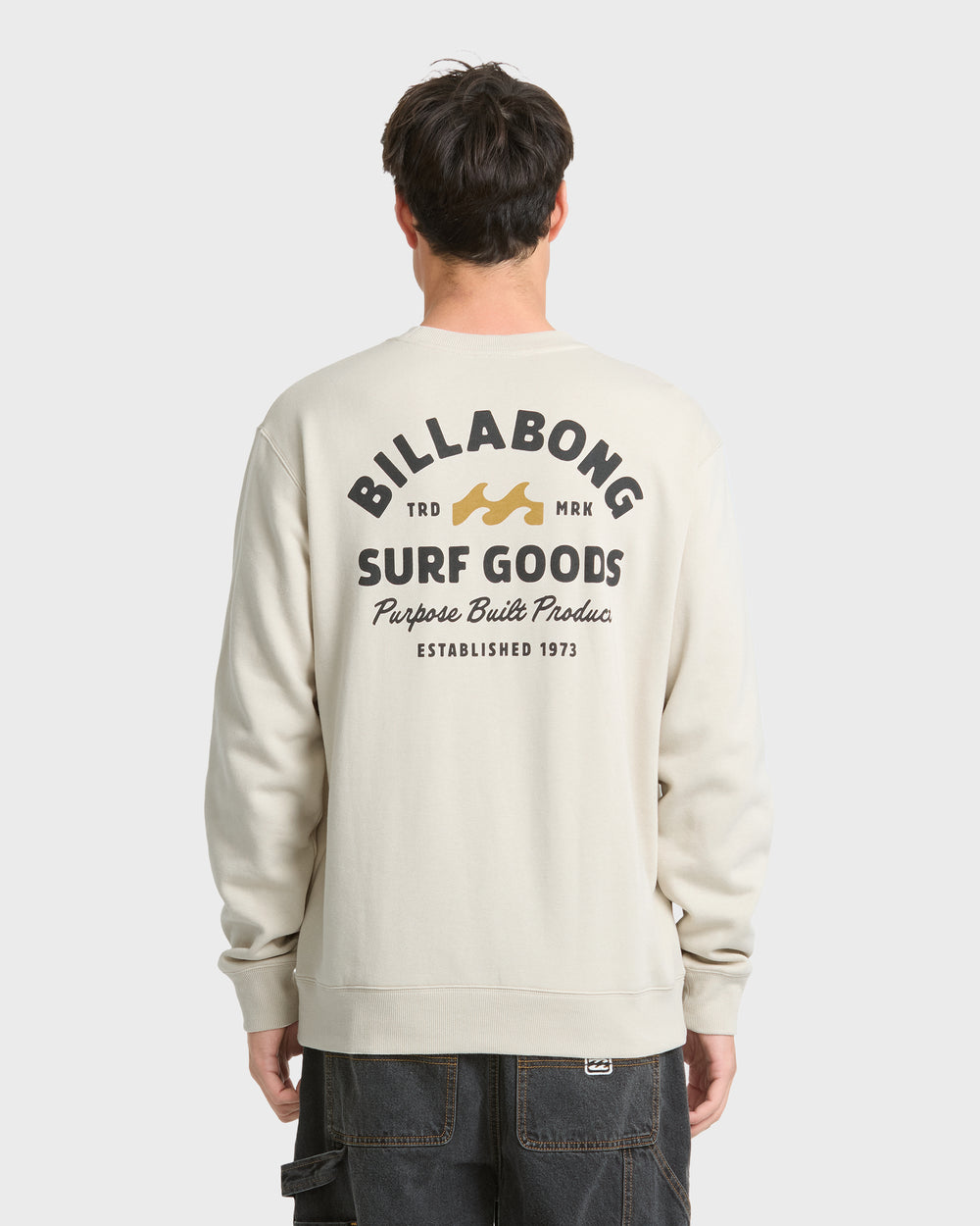 BL001148M_OAT1_OM-B_59b232b5-57ad-4dd9-be3a-5d875f26e66c.jpg The Goods Crewneck Sweatshirt - Oatmeal - Image 1