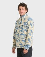 A/Div Boundary Mock Neck Half-Zip Sweatshirt - Sand Khaki - Image 3