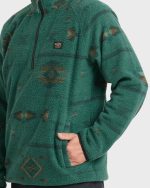 A/Div Boundary Mock Neck Half-Zip Sweatshirt - Smoke Pine - Image 4