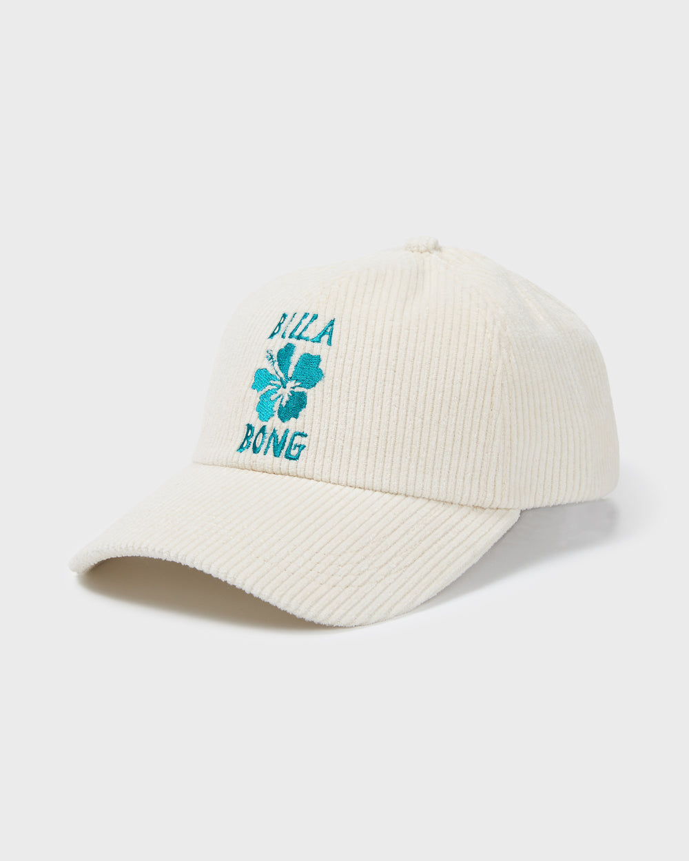 BL001154W_SCS1_FL-F.jpg Corduroy Dad Cap Hat - Salt Crystal - Image 1