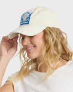Corduroy Dad Cap Hat - White Cap - Image 2