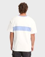 Bad Dog Shrapnel Ringer Short Sleeve Jersey T-Shirt - Off White - Image 2