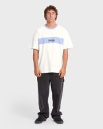 Bad Dog Shrapnel Ringer Short Sleeve Jersey T-Shirt - Off White - Image 3