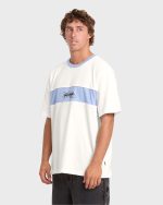 Bad Dog Shrapnel Ringer Short Sleeve Jersey T-Shirt - Off White - Image 4