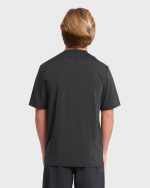All Day Wave Loose Fit UPF 50 Short Sleeve Surf Tee - Black - Image 2