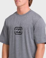 All Day Wave Loose Fit UPF 50 Short Sleeve Surf Tee - Light Gray Heather - Image 5
