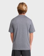 All Day Wave Loose Fit UPF 50 Short Sleeve Surf Tee - Light Gray Heather - Image 2