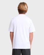 All Day Wave Loose Fit UPF 50 Short Sleeve Surf Tee - White - Image 2