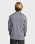 All Day Wave UPF 50 Long Sleeve Surf Tee - Light Gray Heather - Image 2