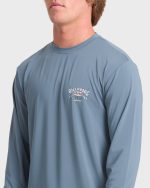 Crossboards UPF 50 Long Sleeve Surf Tee - China Blue - Image 5