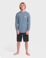 Crossboards UPF 50 Long Sleeve Surf Tee - China Blue - Image 3