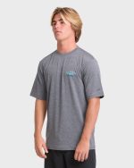 Crossboards Short Sleeve Surf Tee - Light Gray Heather - Image 4