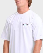 Rift UPF 50 Short Sleeve Surf Tee - White - Image 5
