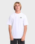 Rift UPF 50 Short Sleeve Surf Tee - White