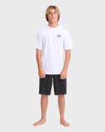 Rift UPF 50 Short Sleeve Surf Tee - White - Image 3