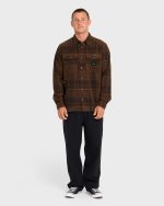 Bad Dog Long Sleeve Corduroy Shirt - Carafe - Image 3