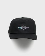 Crayon Wave Snapback Hat - Black - Image 3