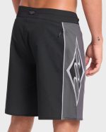 New Wave Pro 19" Boardshorts - Black - Image 6