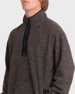 Frontier Mockneck Quarter-Zip Fleece - Black - Image 5