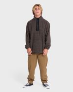 Frontier Mockneck Quarter-Zip Fleece - Black - Image 3
