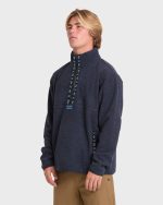 Frontier Mockneck Quarter-Zip Fleece - True Navy - Image 4