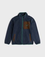Alpine Mock Neck Full-Zip Fleece - Blue Graphite - Image 6