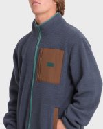 Alpine Mock Neck Full-Zip Fleece - Blue Graphite - Image 5