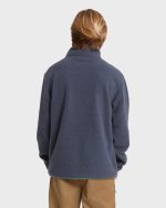 Alpine Mock Neck Full-Zip Fleece - Blue Graphite - Image 2