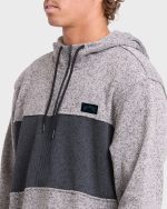 Adventure Division Boundary Pullover Quarter Zip Hoodie - Alloy - Image 5