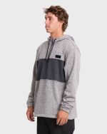 Adventure Division Boundary Pullover Quarter Zip Hoodie - Alloy - Image 4