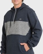 Adventure Division Boundary Pullover Quarter Zip Hoodie - True Navy - Image 4