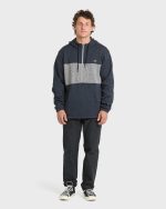 Adventure Division Boundary Pullover Quarter Zip Hoodie - True Navy - Image 5