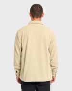 Adventure Division Ridge Long Sleeve Fleece Overshirt - Sand Khaki - Image 2