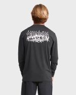 Primo Pack Loose Fit UPF 50 Long Sleeve Surf Tee - Black