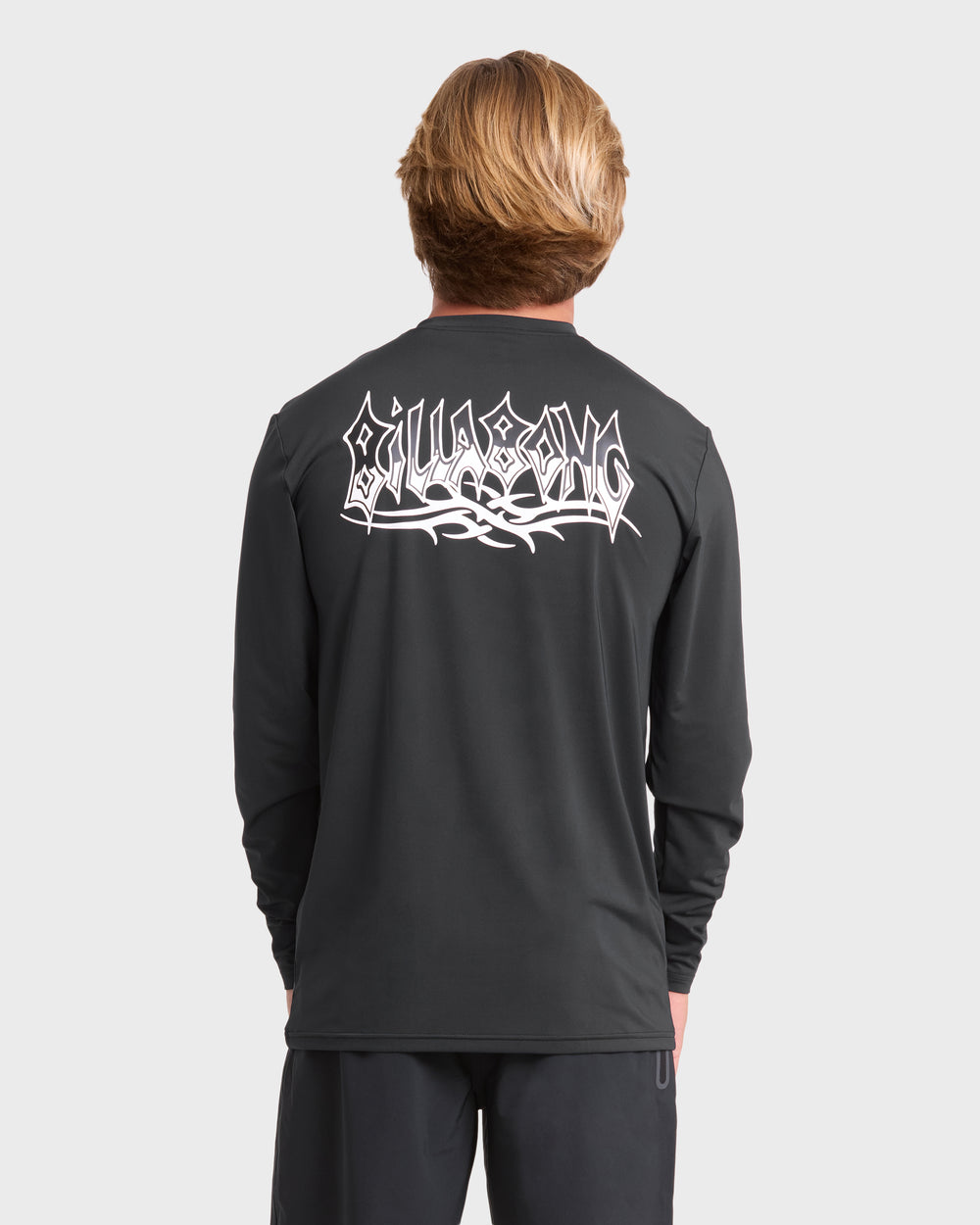 BL001273M_BLK_OM-B.jpg Primo Pack Loose Fit UPF 50 Long Sleeve Surf Tee - Black - Image 1
