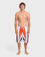 A.I. Samurai Pro 22" Boardshorts - Aura Orange - Image 3