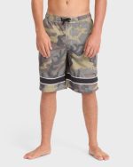 Throw On 2.0 Layback 21" Swim Trunks - Olive Camouflage