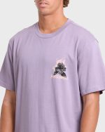 Tear Premium Short Sleeve Knit T-Shirt - Purple Ash - Image 5
