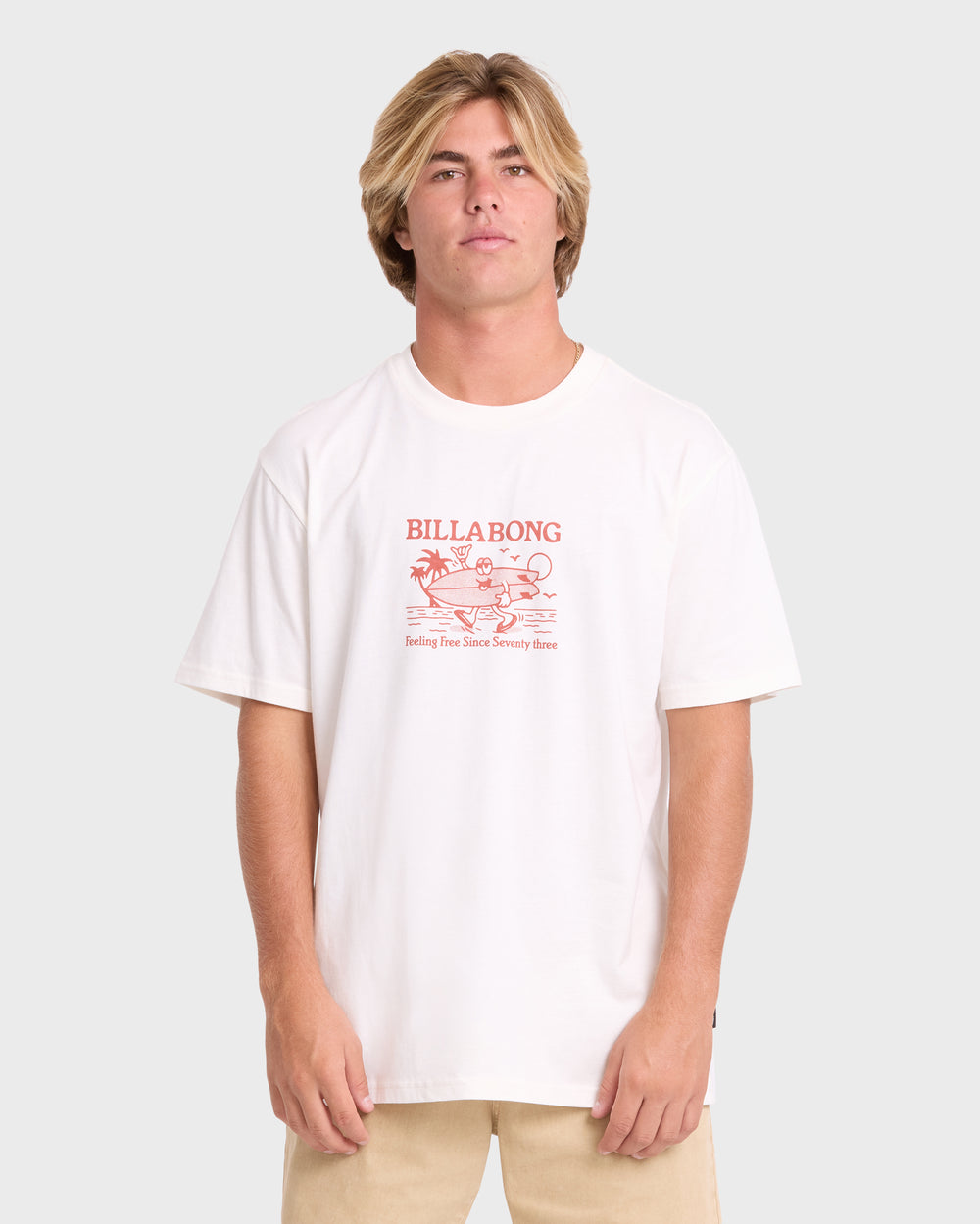 BL001306M_OFW_OM-F.jpg Twinny Premium Short Sleeve Knit T-Shirt - Off White - Image 1