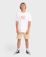 Twinny Premium Short Sleeve Knit T-Shirt - Off White - Image 3