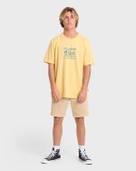 Twinny Premium Short Sleeve Knit T-Shirt - Raffia - Image 3