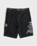 Temple Pro 22" Boardshorts - Black - Image 8