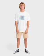 Quarter Premiumss Short Sleeve Knit T-Shirt - Off White - Image 3